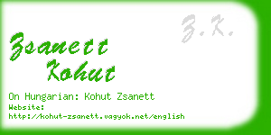 zsanett kohut business card